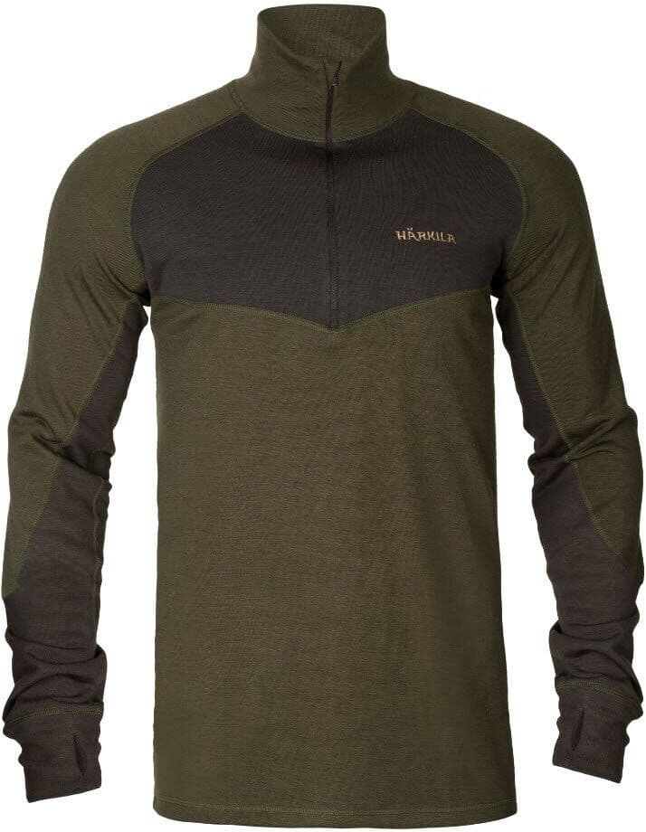 Härkila Base Warm Zip Neck Ullpolo (M) Herre - Str. M