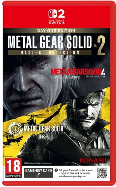 ECOPLAY JOGO SWITCH 2 METAL GEAR SOLID VO2 CODE IN BOX