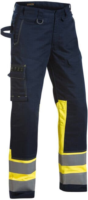 Blakläder Pantalon multinorme, bleu marine / jaune, Taille de confection DE: 50 (147815148933C50)