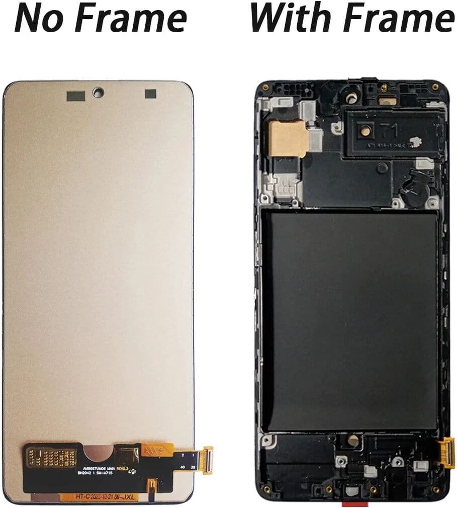 XINSHIHUIJU TFT A71LCD For Samsung A71 Display Digitizer Assembly For Samsung Galaxy A71 Display SM-A715W SM-A715F LCD Display Touch Screen