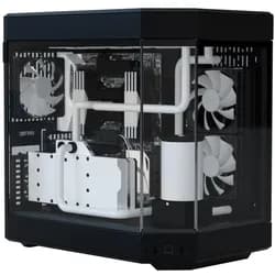 Hyte Y60 (ATX, ITX, mATX), PC Gehäuse, Schwarz