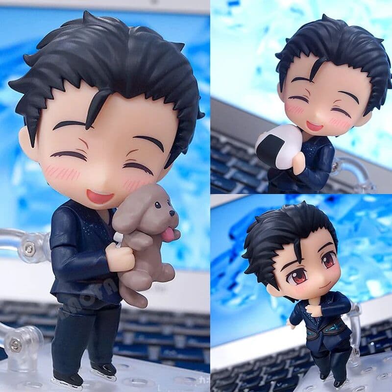 Apaffa #762 Yuri!!! on Ice Katsuki Yuri Anime Figure Yuri Katsuki Action Figure Victor Nikiforov Figurine Collectible Model Doll Toys