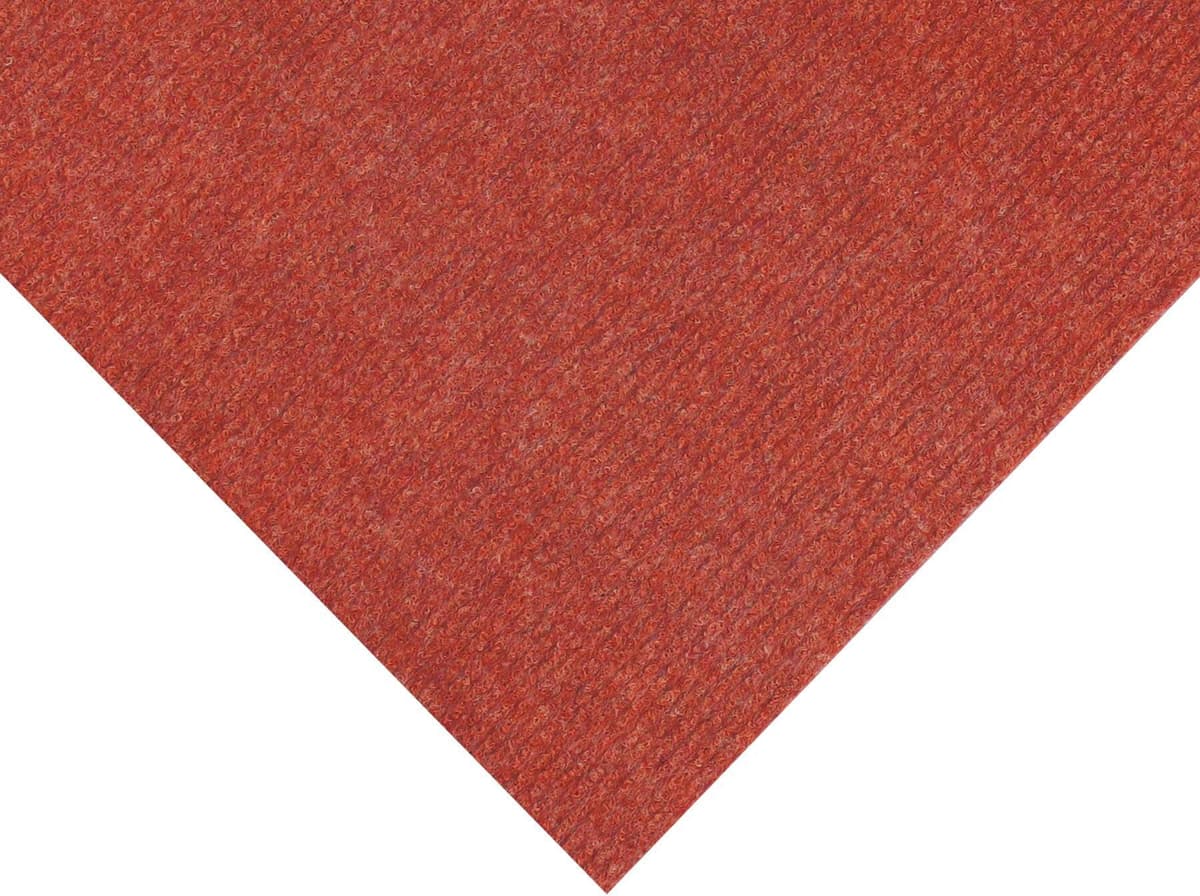 Nadelvliesteppich "MALTA", rot (hellrot), B:200cm H:2,5mm L:1.800cm, Polypropylen, PRIMAFLOR-IDEEN IN TEXTIL, Teppiche, Nadelvliesteppich, Uni-Farben, strapazierfähig & pflegeleicht, Kurzflor, Nadelvlies hellrot B : 200cm 1 Stk., 2,5mm, L: 1.800cm