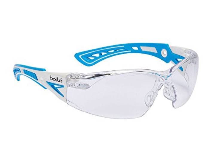 Bollé BORUSHPSPSIPLUS Rush+ Platinum Blue Clear veiligheidsbril