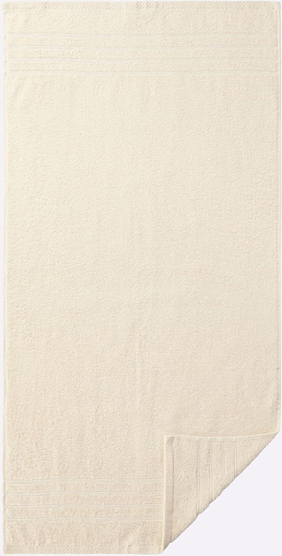 Handtuch WÄSCHEPUR Gr. 4, beige (champagner), B:16cm L:22cm, 100% Baumwolle, Handtücher, Handtuch champagner B/L: 16cmx22cm, 1 Stk.