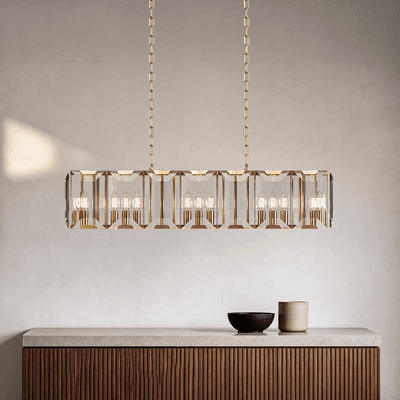 "Solara Pendant   Brushed Graphite / 37"" / Warm White (3000k)   MOD LIGHTING"