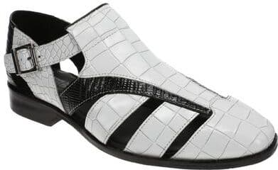Stacy Adams Calandro - Mens 8 Black Sandal Medium