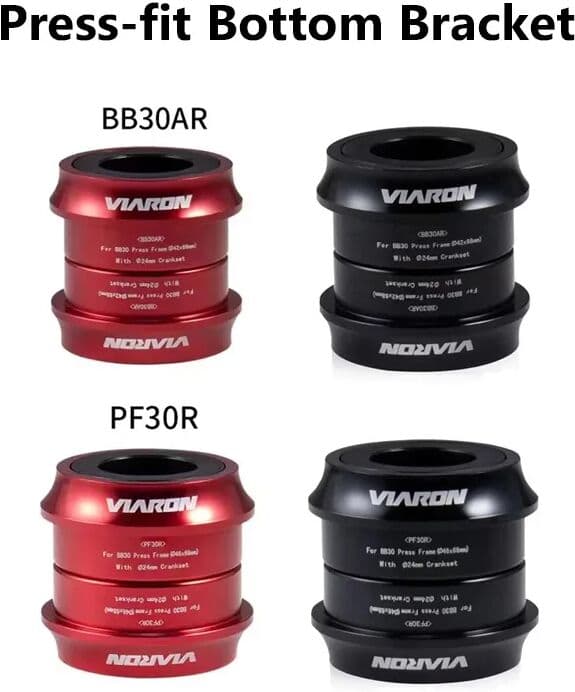 BOLANY VIARON MTB Bottom Brackets Sealed Bearing BB30AR/ PF30R Mountain Road Bicycle Press-fit Central Shaft to 24mm-SHIMANO Discs