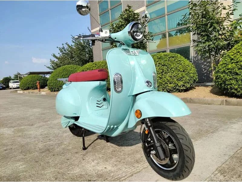 NONE 1200W 2 Wheel Adult Electric Scooter With LED Display Vintage Daily Commute Mobility Moped