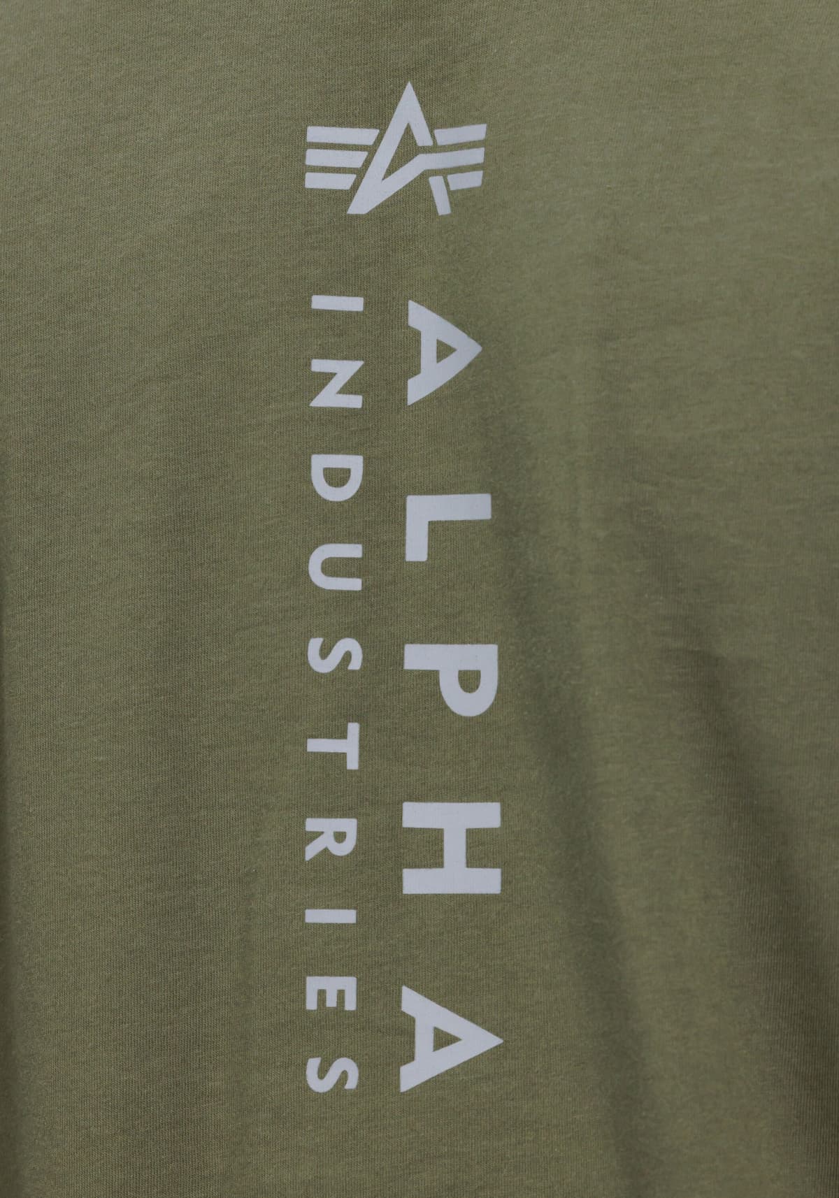 T-Shirt ALPHA INDUSTRIES "Unisex EMB T-Shirt", Herren, Gr. S, grün (dunkelgrün), Obermaterial: 100% Baumwolle, Shirts T-Shirt dunkelgrün S
