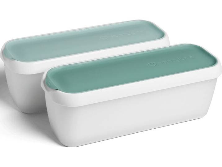 Springlane Set ijs container - Mint - ijsbewaarcontainers 1L