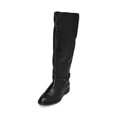 Stiefel MARC O'POLO "aus weichem Rindleder", Damen, Gr. 40, Synthetik, schwarz, Obermaterial: 100% Leder, unifarben, Schuhe Stiefel