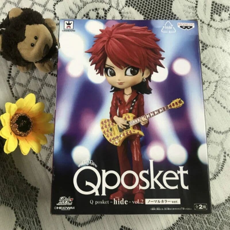Bandai Spirits Qposket Hide Genuine Japanese Original Figure Hideto Matsumoto Vol.6 Normal Color Ver. Collectible For Music Fans