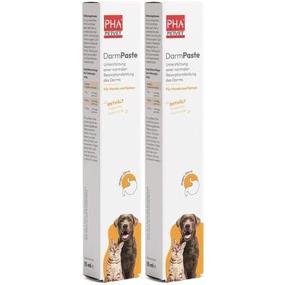 PHA DarmPaste f.Hunde/Katzen 2x 2x15 ml Paste