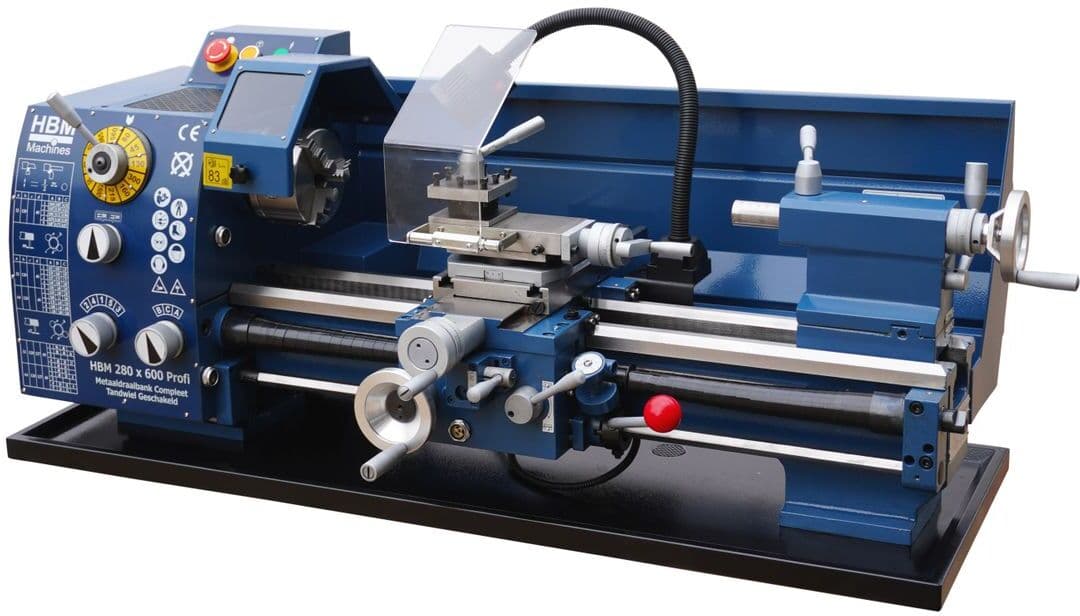 HBM Metalldrehbank 280 x 600, 230 V