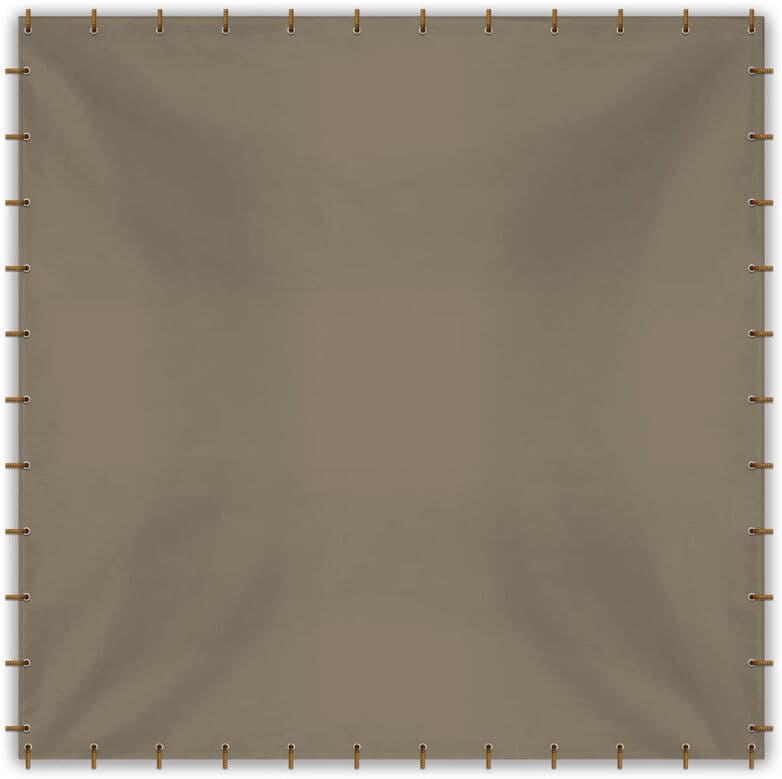 Blue Elephant Vinyl Replacement Canopy Beige 243.8cm H x 213.4cm W x 30.5cm D