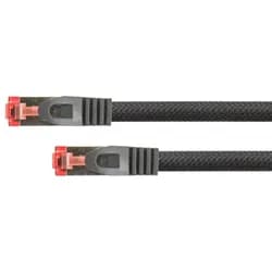 Python RNS Patchkabel Cat.6 S/FTP PiMF PVC 250MHz OFC 0,25m schwarz