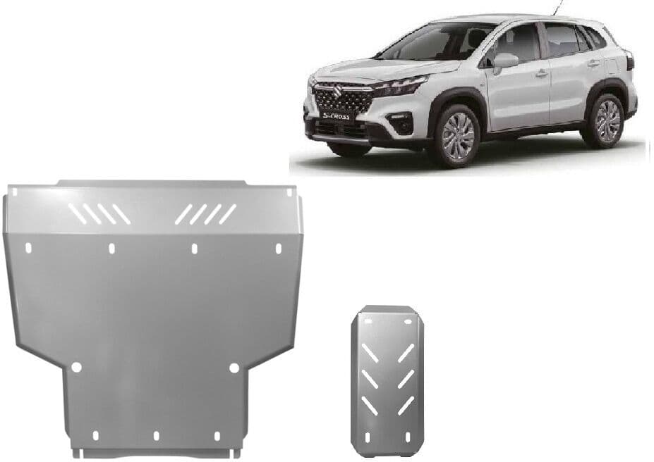 Scut Protection Motor Beschermplaat voor Suzuki S-Cross - promotie pakket aluminium - (2023-2026)