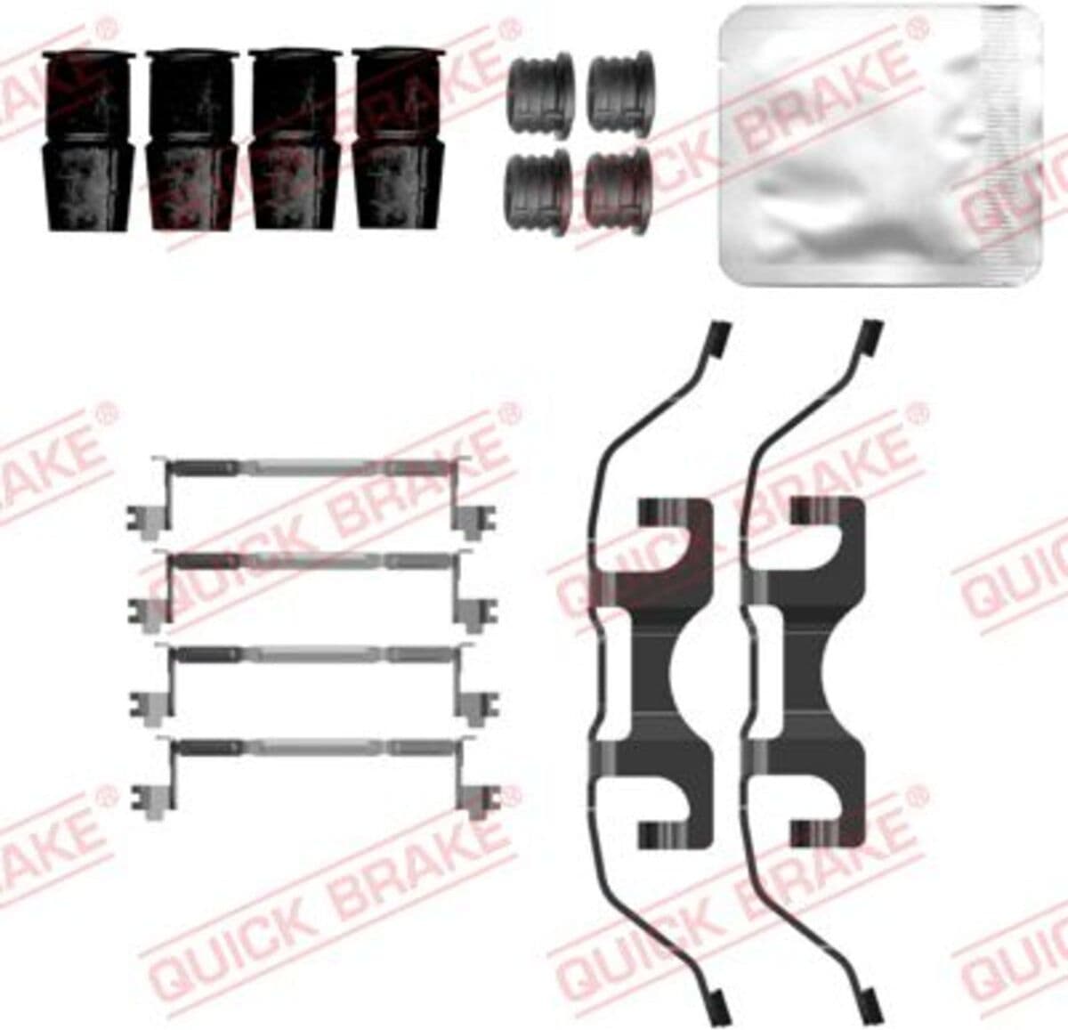 Quick Brake Set di accessori, pastiglia del freno a disco 109-0209