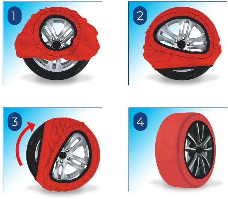 Textil hólánc 205/55R19 gumiabroncsra, Active hózokni