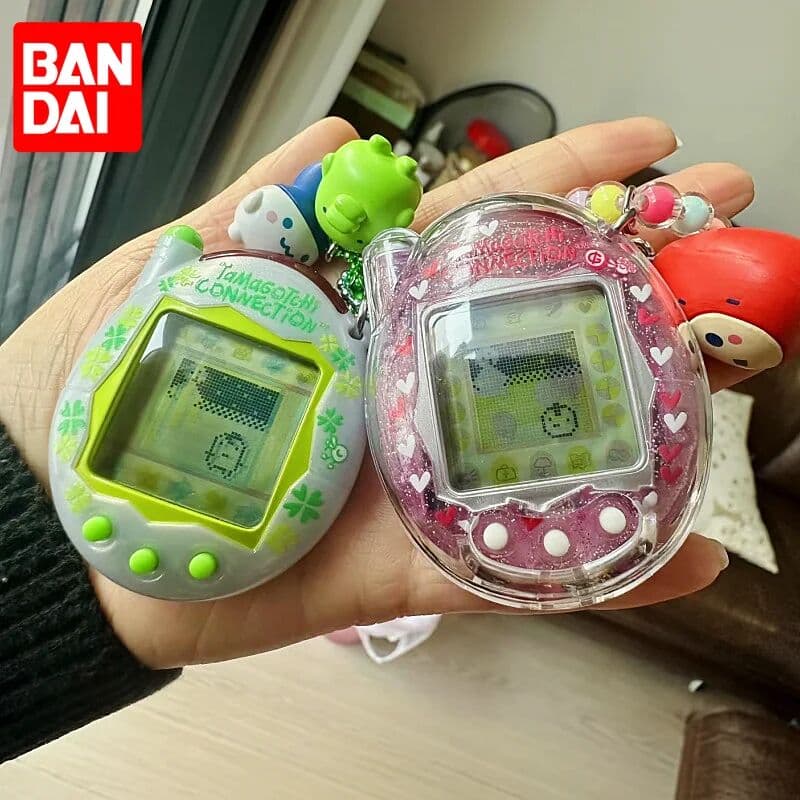 Bandai Tamagotchi Connection OriginalPet Connectable Collectible Keychain In Stock Holiday Gift For Adult