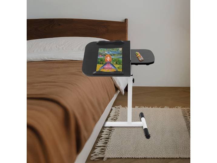 Bureau réglable en hauteur, table d’appoint mobile pour bureau à domicile, table d’appoint pour votre bureau, votre salon, votre bureau d’étude ou votre chambre.