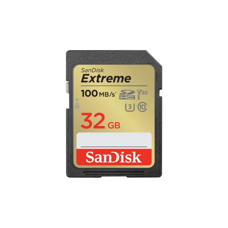 SanDisk Extreme SDHC 32GB UHS-I U3 V30 Class 10 SDSDXVT-032G-GNCIN