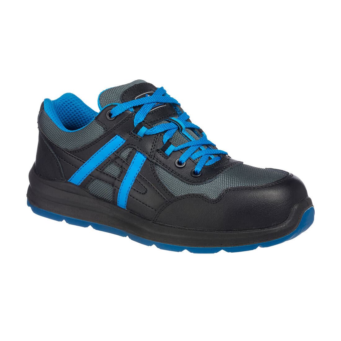 Portwest FT60 werkschoenen, zwart/blauw, maat 42