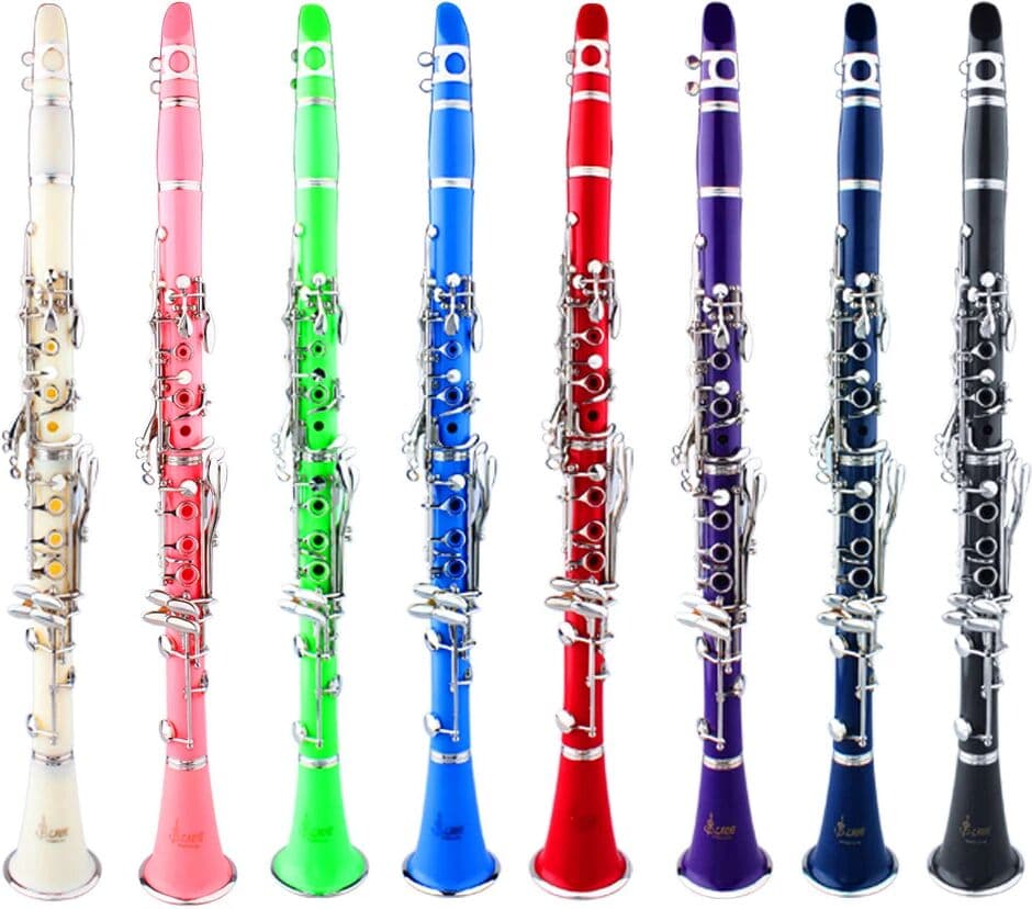 SLADE Bb Clarinet 17 Keys Bakelite Wooden Professional Woodwind Instrument Clarinette With Box Reed Musical Instrument Parts