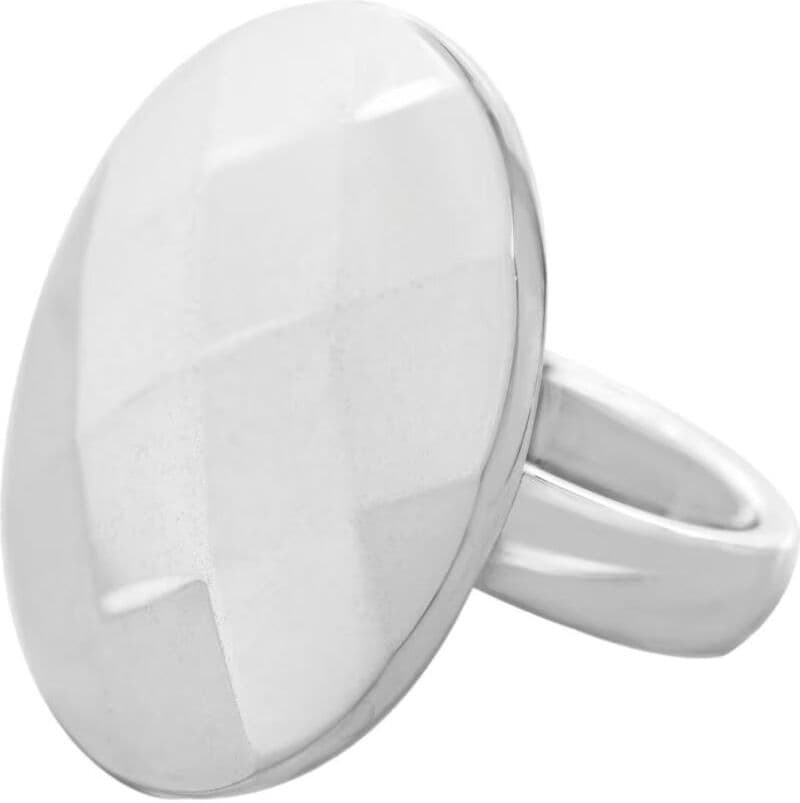 Anillo Folli Follie Modelo 1r0f001-52 Con Diseño Oval Facetado 52 Mujer