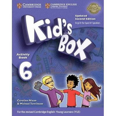 Kid's Box Level 6 Activity Book with CD ROM and My Home Booklet Updated English for Spanish Speakers, Taschenbuch von Caroline Nixon,Michael