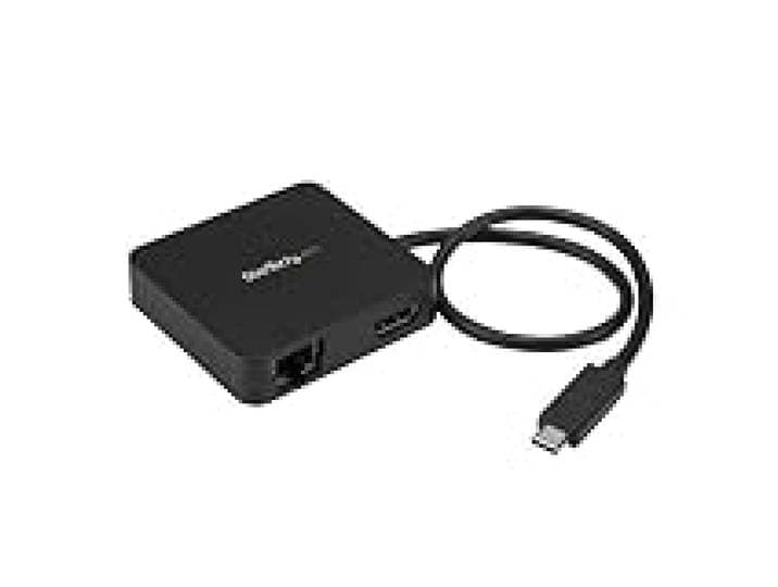 StarTech.com Adaptateur multiport USB-C pour ordinateur portable - HDMI 4K - GbE - USB-C - USB-A (DKT30CHD)