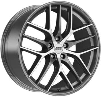 BBS Cc-r Graphite Diamond Righted Matt 9x19 ET 26 5/120 Alufelge Grau