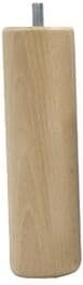Dunlopillo Pata cilíndrica madera .  (25 cm) Cerezo