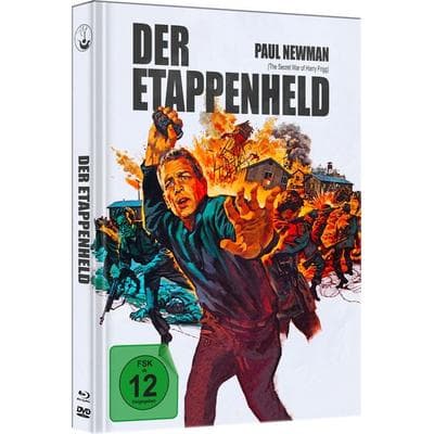 Der Etappenheld - Kinofassung (Limited Mediabook Cover B, neu abgetastet, Blu-ray+DVD+Booklet, auf 500 Stück limitiert), Blu-ray