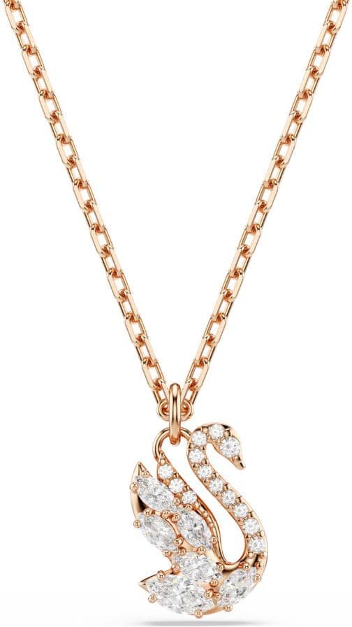 Swarovski Swan riipus, rosekullattu ja kirkkaat zirkonit, 5738203