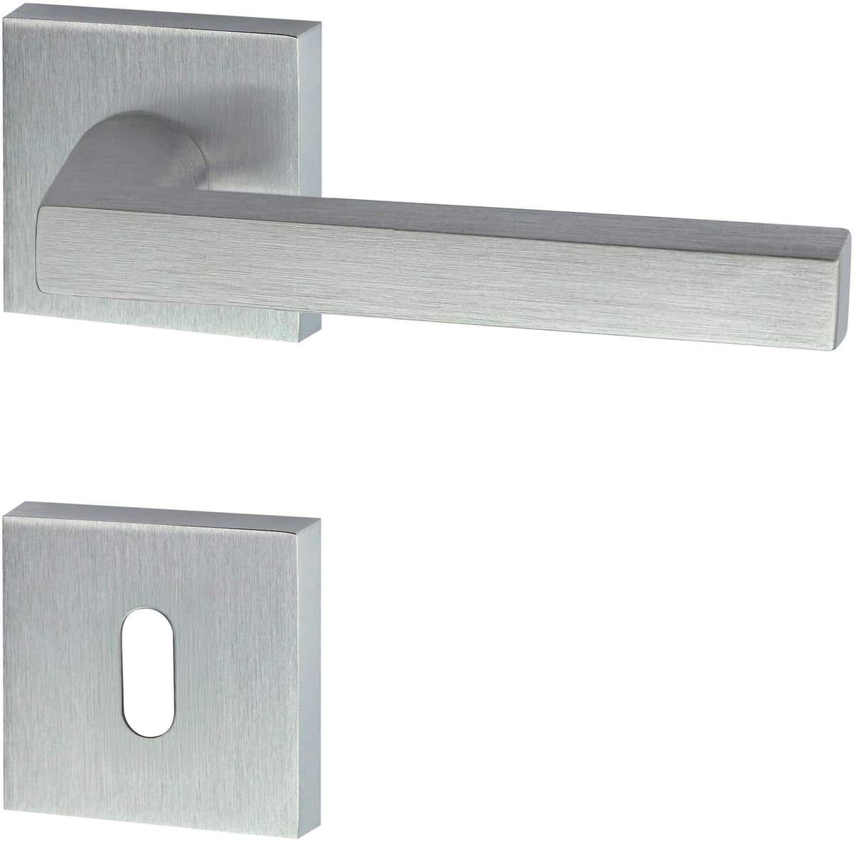 Frosio Bortolo MANIGLIA A ROSETTA FROSIO - IDRA ZAMA CROMO SATINATO QUADRO 8 mm