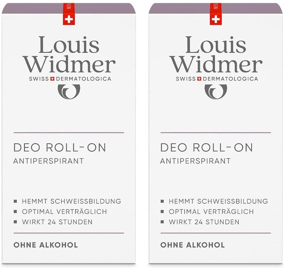Louis Widmer Widmer Deo Roll-on Antiperspirant 2x50ml