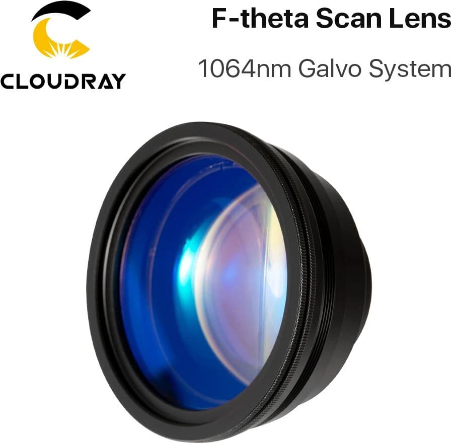 Cloudray F-theta Scan Lens Field Lens 1064nm 50x50 - 300x300 F63-420mm for 1064nm YAG Optical Fiber Laser Marking Machine Parts
