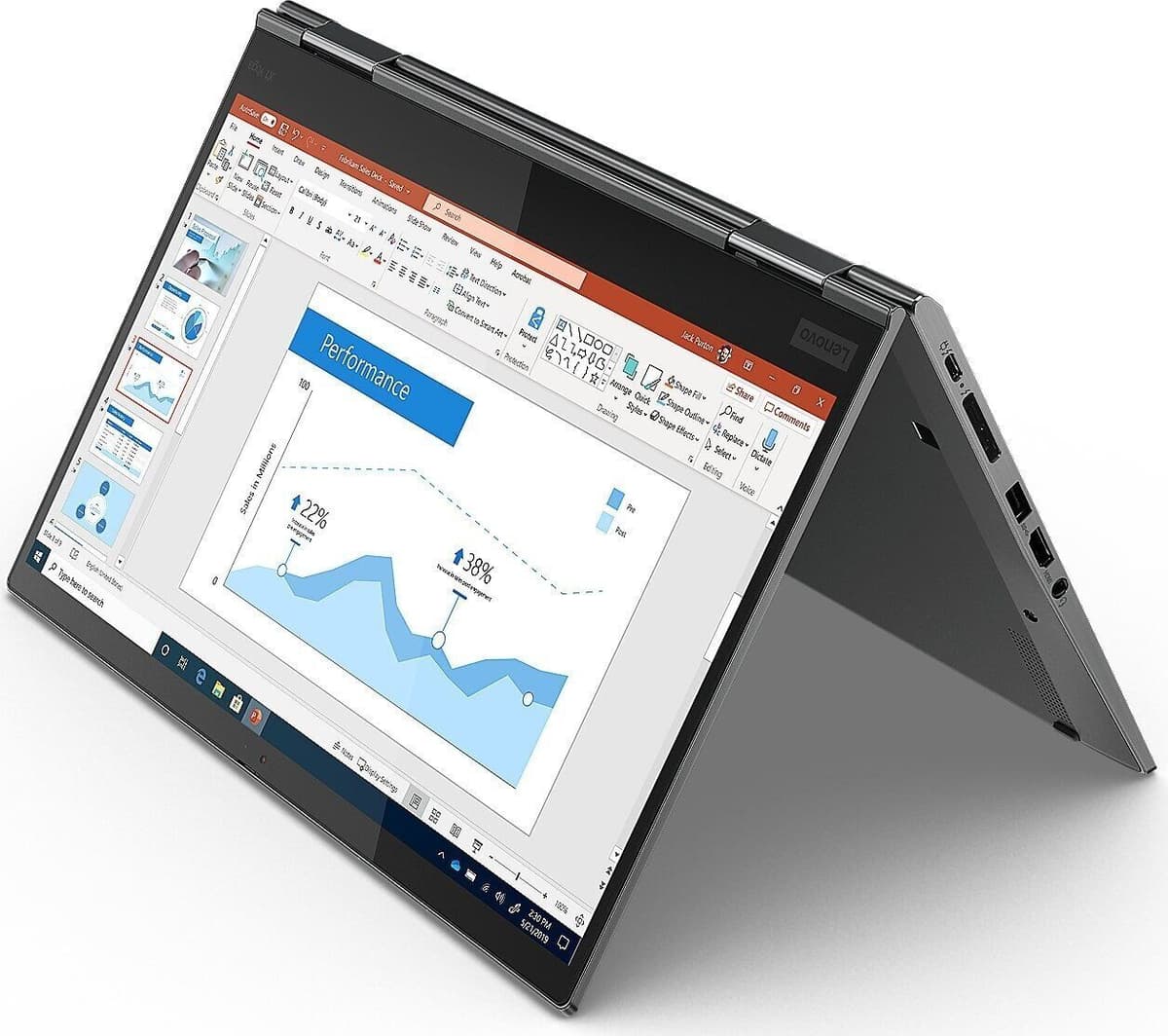 Lenovo ThinkPad X1 Yoga G5   i5-10310U   14"   16 GB   480 GB SSD   FHD   Win 11 Pro   IT