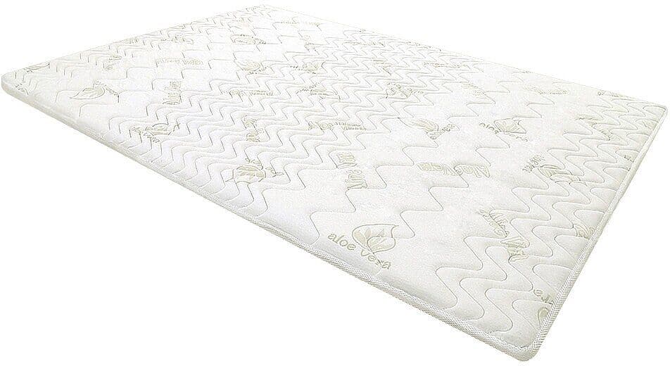 Vente-unique Dekmatras met vormgeheugenschuim ALOE VERA van NATUREA - 180 x 200 cm