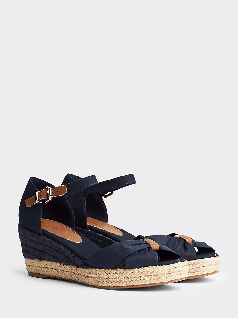 ZAPATO TOMMY HILFIGER OPEN TOE MID WEDGE