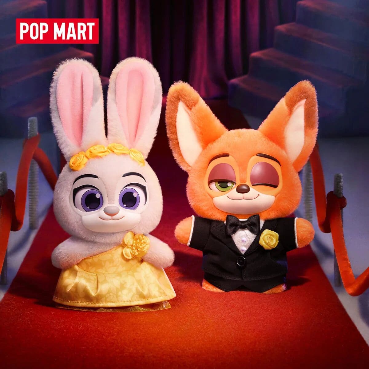 【EU】POP MART Zootopia Ace Duo Series Plush Pendant 1/8PCS Blind Box POPMART Cute Toy Mystery Box