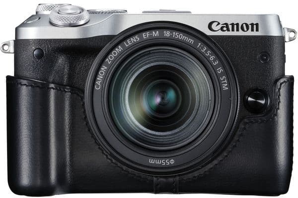 Canon EOS M6 Mirrorless Camera EF-M 18-150mm f/3.5-6.3 IS STM Lens Kit - Silver
