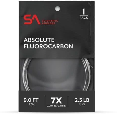 Scientific Anglers Absolute Fluorocarbon Leader 9'-0,20mm