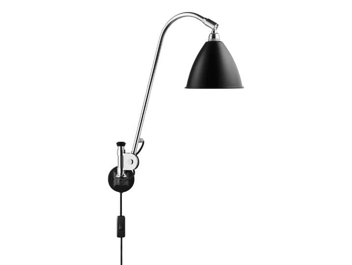 Design wandlamp Bestlite, chroom / zilver, Woon-/ Eetkamer, metaal, Design, Wandlamp design