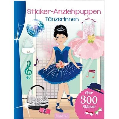 Sticker-Anziehpuppen – Tänzerinnen