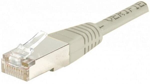 Onedirect Câble RJ45 CAT 6 FTP 7m Gris Câble réseau - Ethernet
