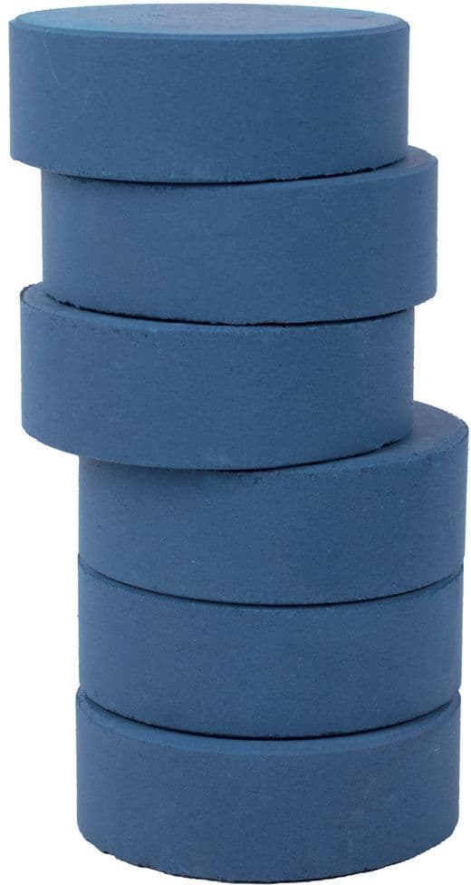 PLAYBOX Färgpuckar 57mm, mörkblå 6/fp
