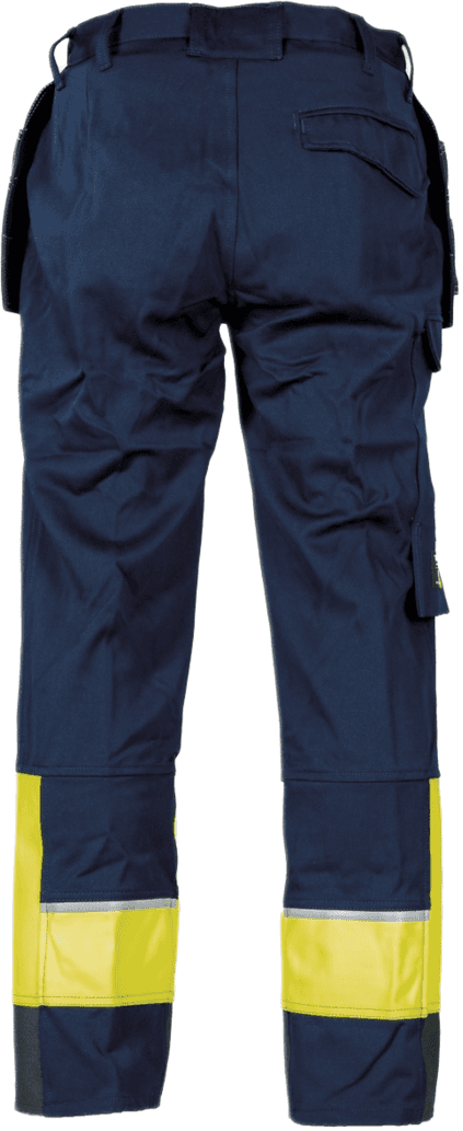 Tranemo Workwear Tranemo Magma 565687 - Multinorm - Arbeidsbukse Gul/marineblå C46